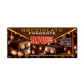 NOVI Nocciolato Fondente - ciemna czekolada 130g 