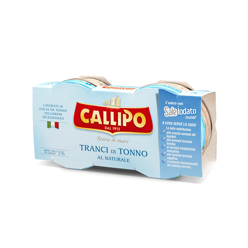 Callipo Tonno Naturale - tuńczyk w sosie własnym 2x80g