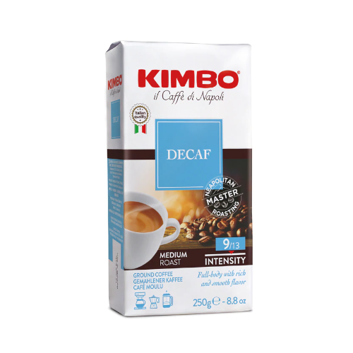 Kimbo Decaffeinato kawa bezkofeinowa mielona 250g
