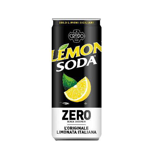 Lemon Soda ZERO - włoska lemoniada w puszce 330ml